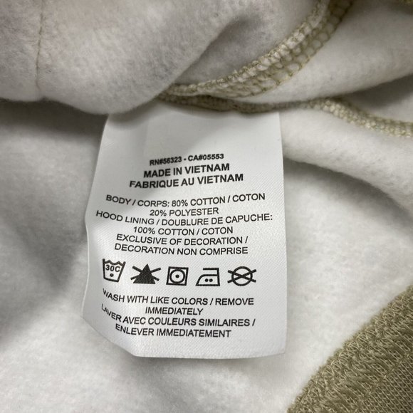 Nike Essentials AOP Fleece Men's Sizes Hoodie Limestone DM6911-250 - Picture 7 of 7